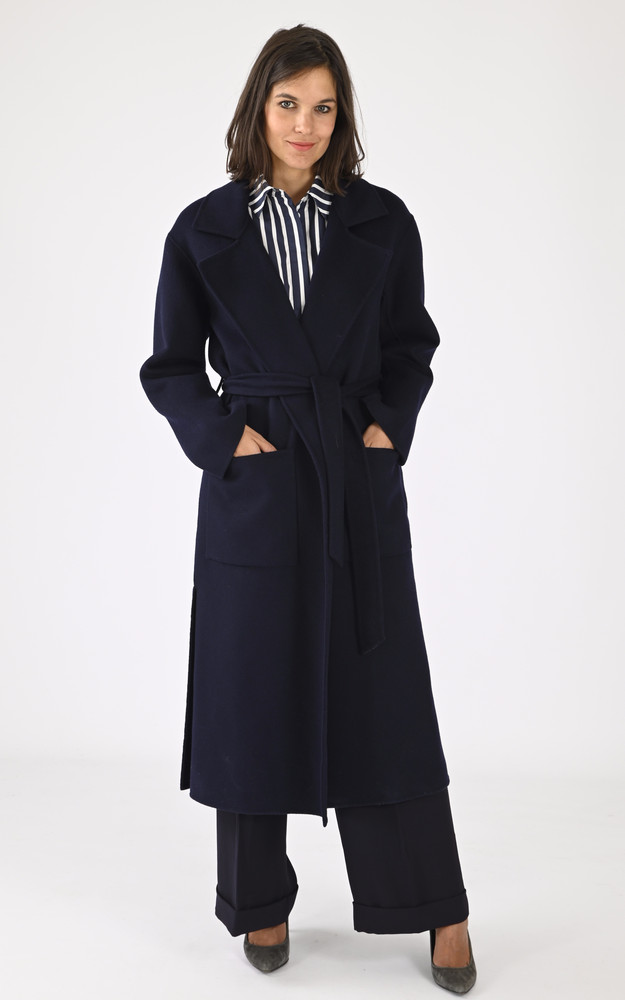 la canadienne Manteau en laine bleu Allegoria