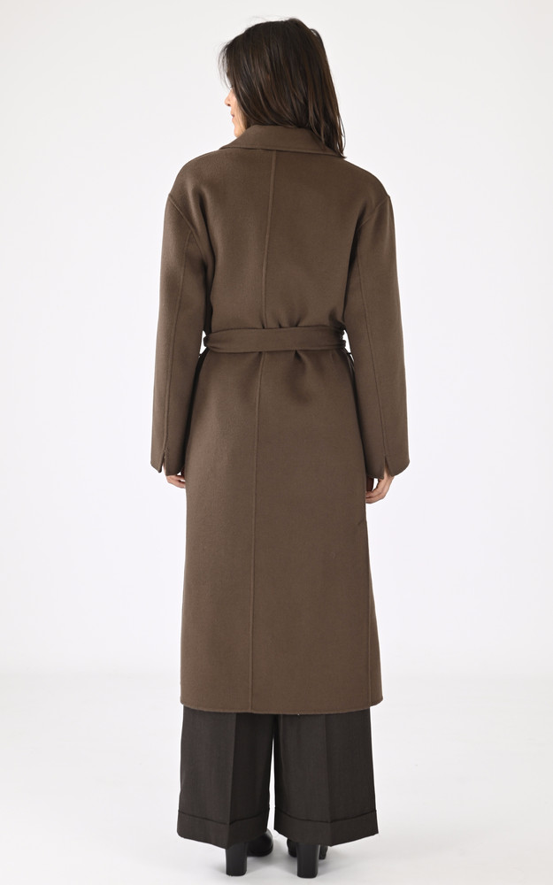 La Canadienne Manteau En Laine Marron Allegoria