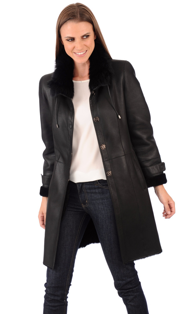 La Canadienne Manteau Entrefino Noir