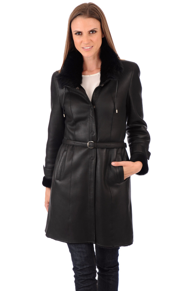 la canadienne Manteau entrefino noir