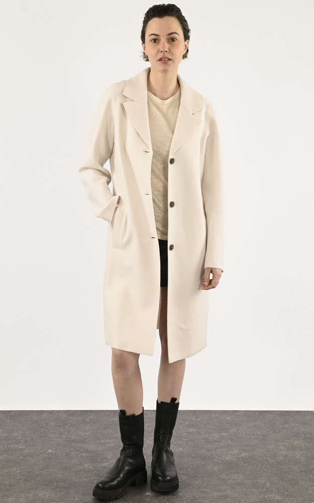 la canadienne Manteau laine Mareva beige