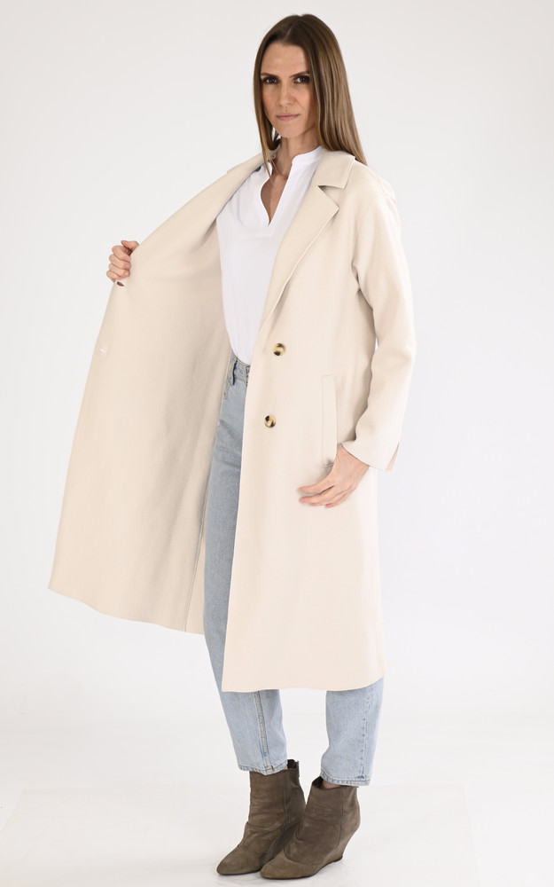 La Canadienne Manteau Laine Simone Beige