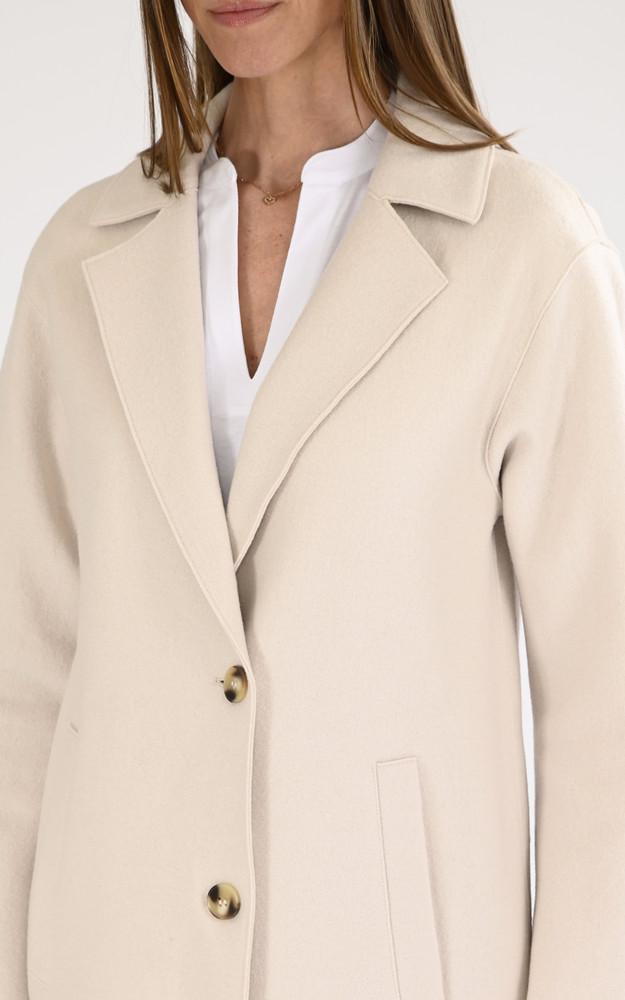 La Canadienne Manteau Laine Simone Beige