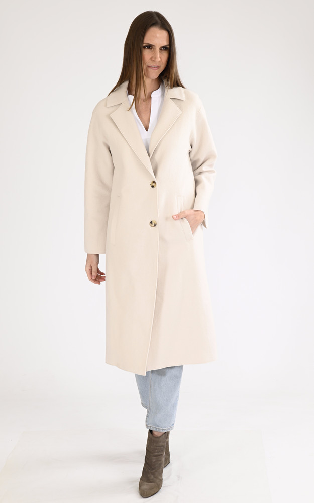 la canadienne Manteau laine Simone beige