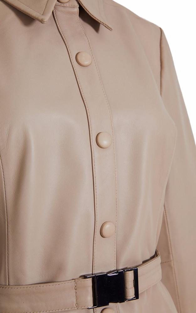 La Canadienne Manteau Long Cuir Princesa Sable