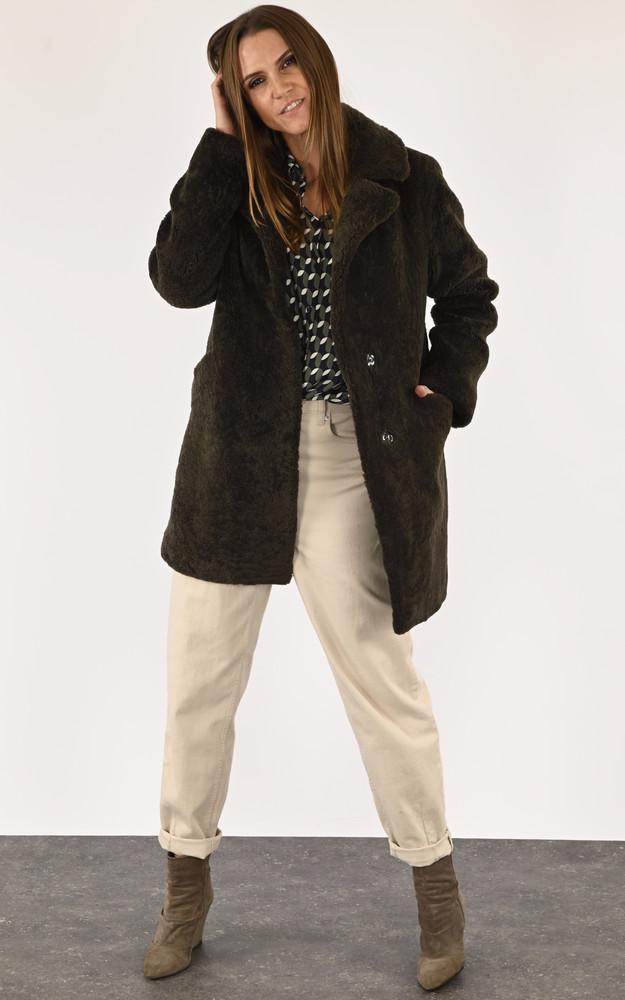 La Canadienne Manteau Mouton Kaki