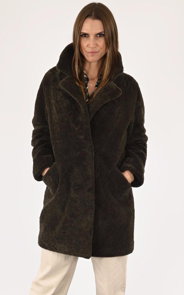 la canadienne Manteau mouton kaki