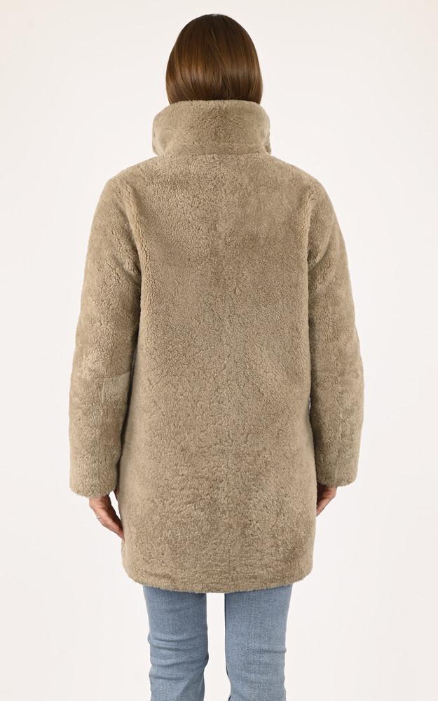 La Canadienne Manteau Mouton Taupe