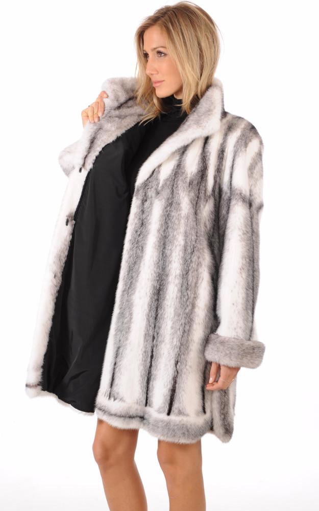 La Canadienne Manteau Vison Black Cross