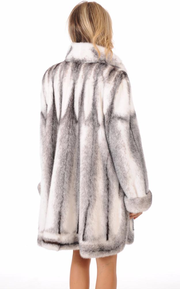 La Canadienne Manteau Vison Black Cross