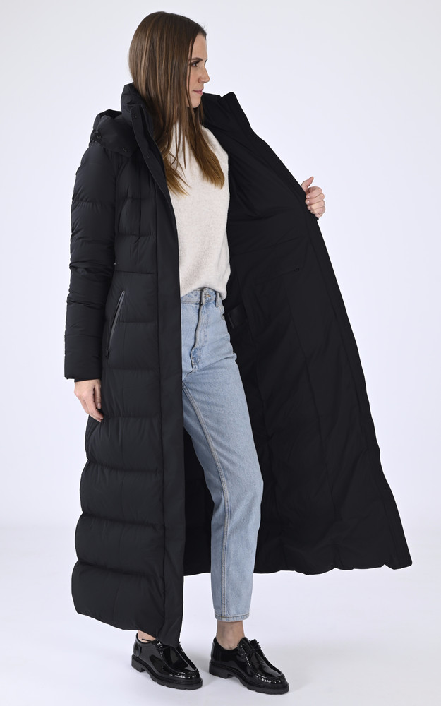 La Canadienne Maxi Doudoune Calina-city Noire
