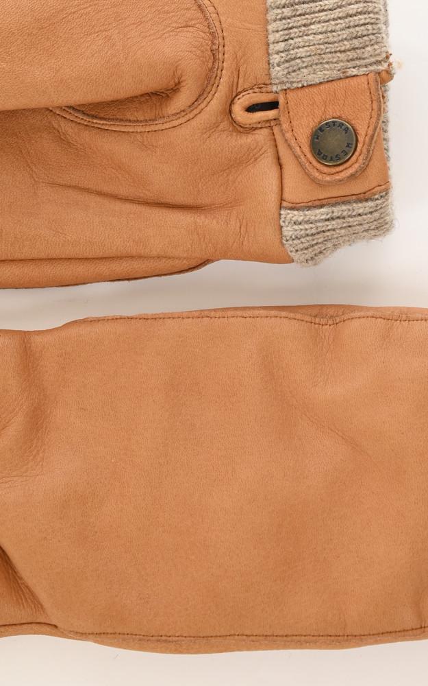 La Canadienne Moufles Cuir D'élan Camel