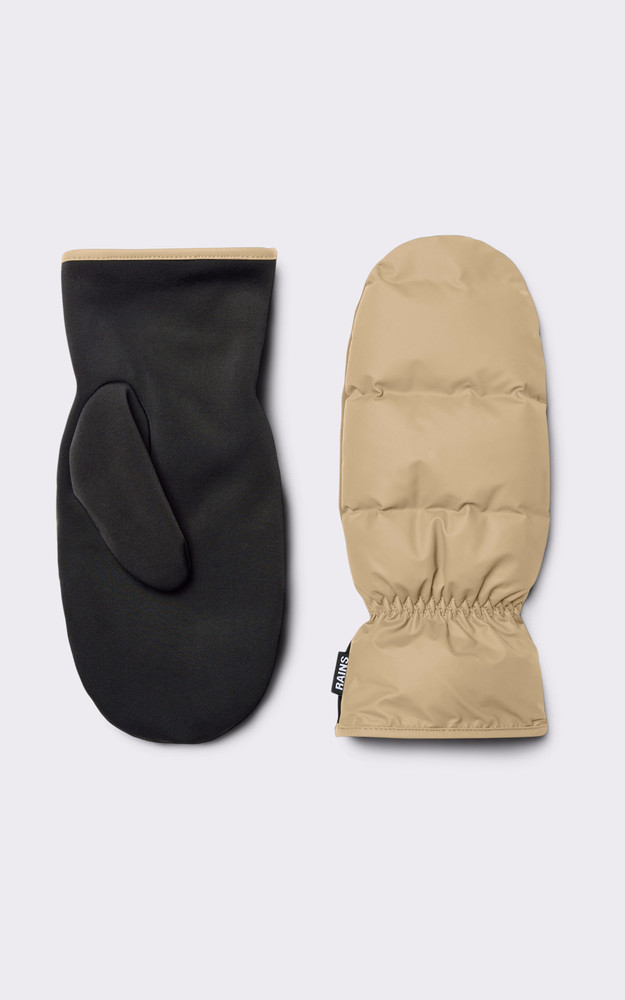 la canadienne Moufles doublées polaire beige