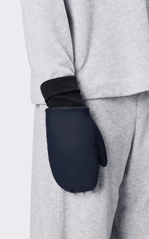 La Canadienne Moufles Doublées Polaire Bleu