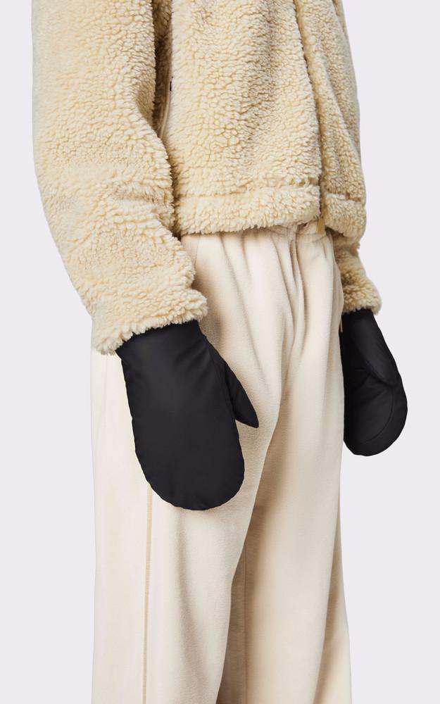 la canadienne Moufles doublées polaire noir