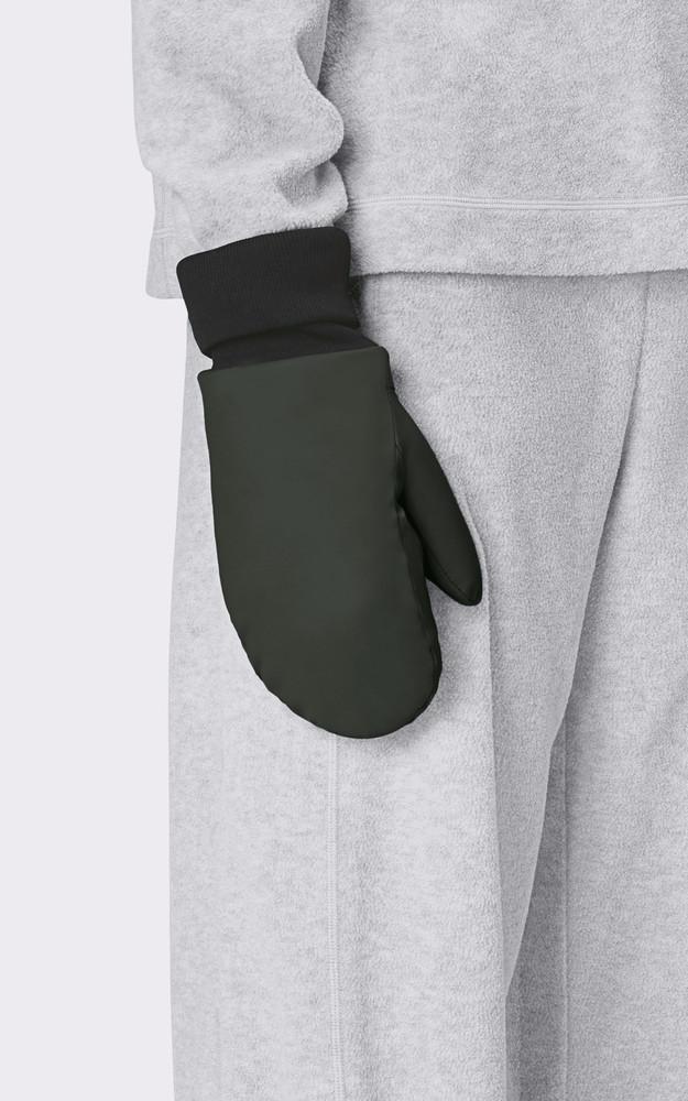 La Canadienne Moufles Doublées Polaire Vert