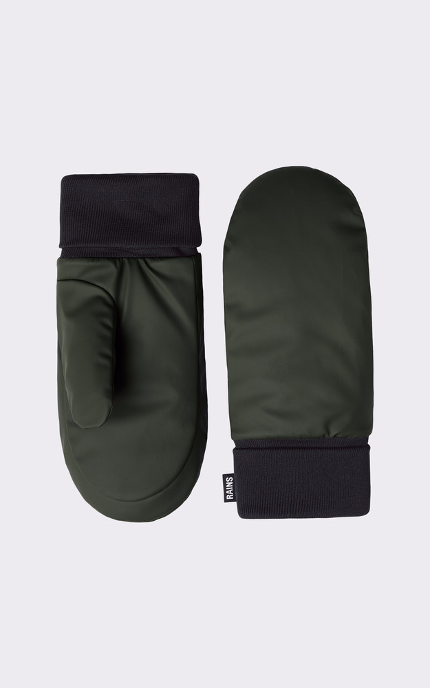 la canadienne Moufles doublées polaire vert