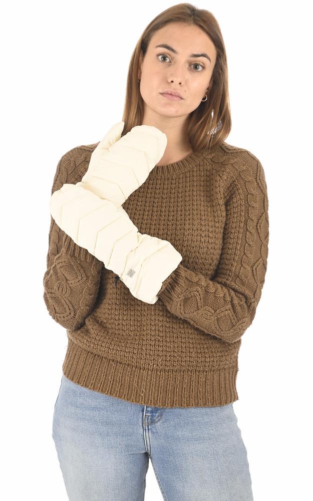 la canadienne Moufles Julia blanches