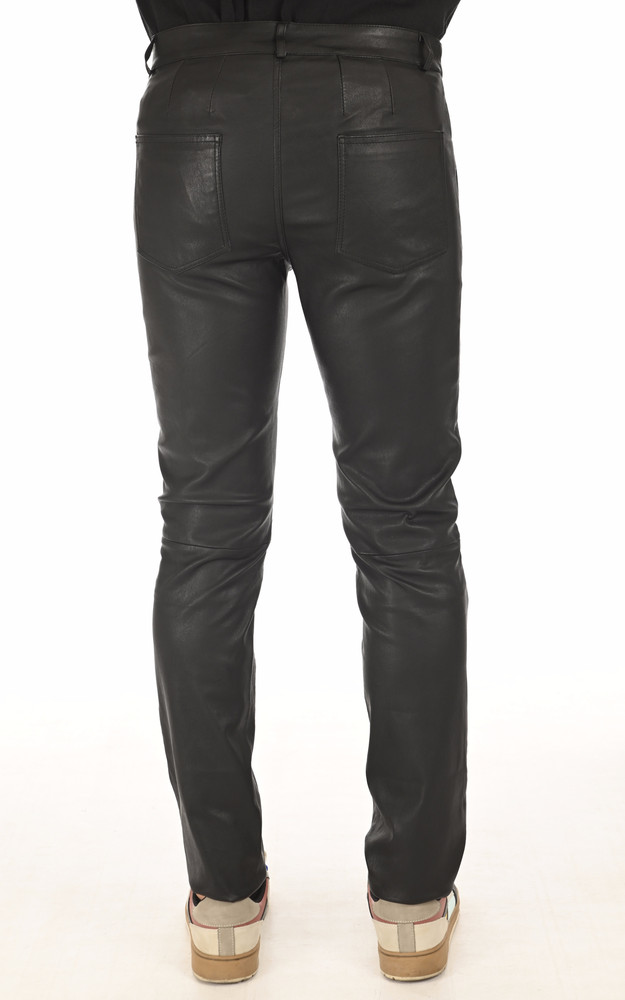 La Canadienne Pantalon Agneau Noir Stretch