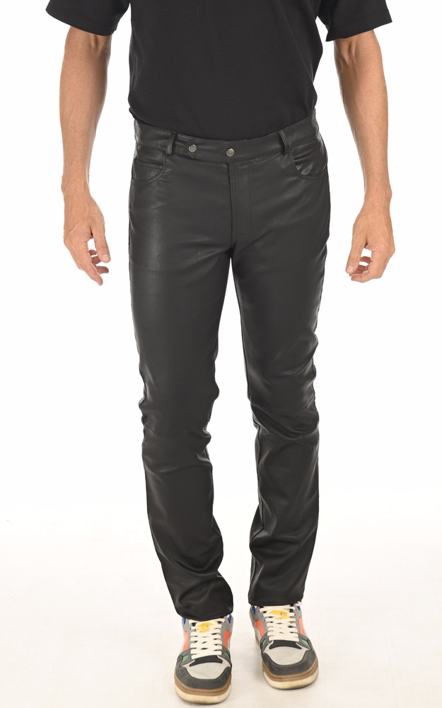 la canadienne Pantalon agneau noir stretch