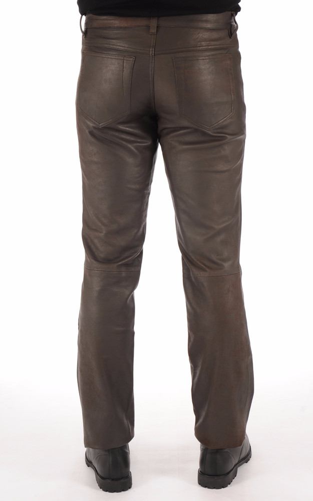 La Canadienne Pantalon Agneau Nubuck Chocolat
