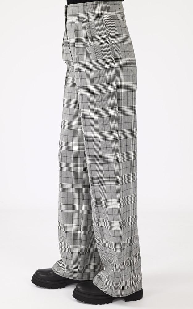 La Canadienne Pantalon Carreaux Parigi Noir