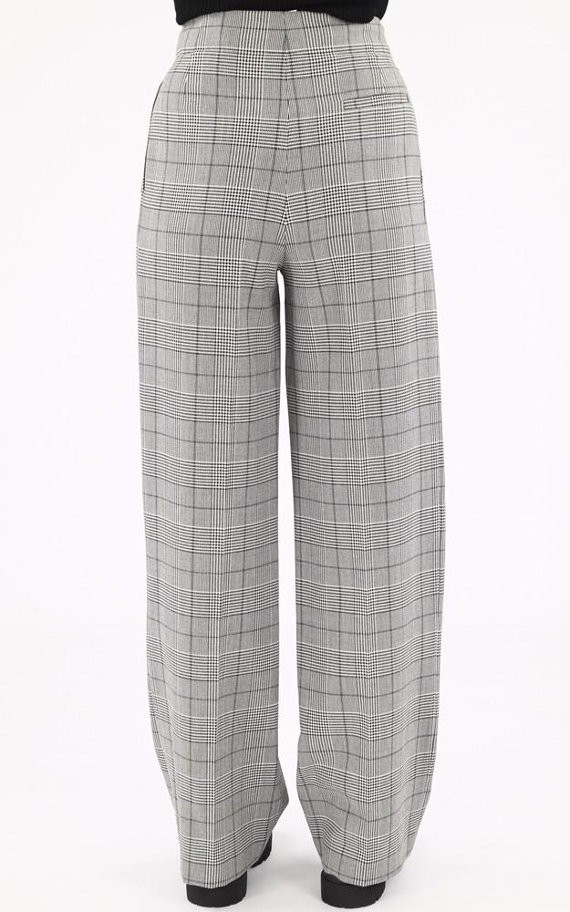 La Canadienne Pantalon Carreaux Parigi Noir