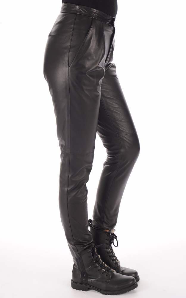 La Canadienne Pantalon Chino Femme Noir