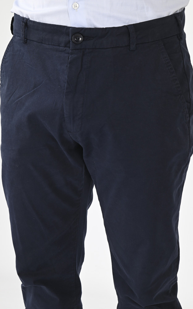 La Canadienne Pantalon Chino TRJO70 Bleu Marine