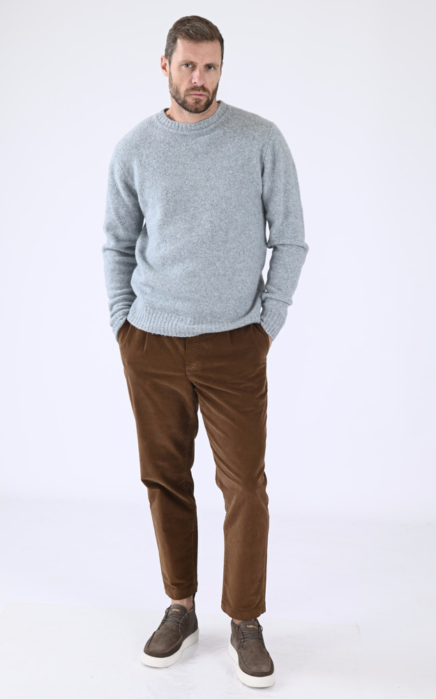 La Canadienne Pantalon Loose Velours Marron