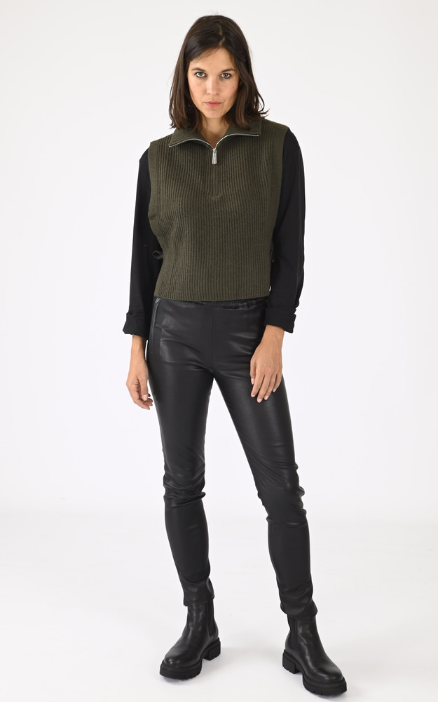 La Canadienne Pantalon Stretch Ivana Noir