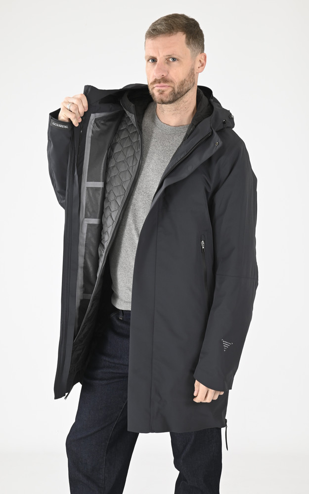 La Canadienne Parka 3en1 Plank QW427 Gris Foncé