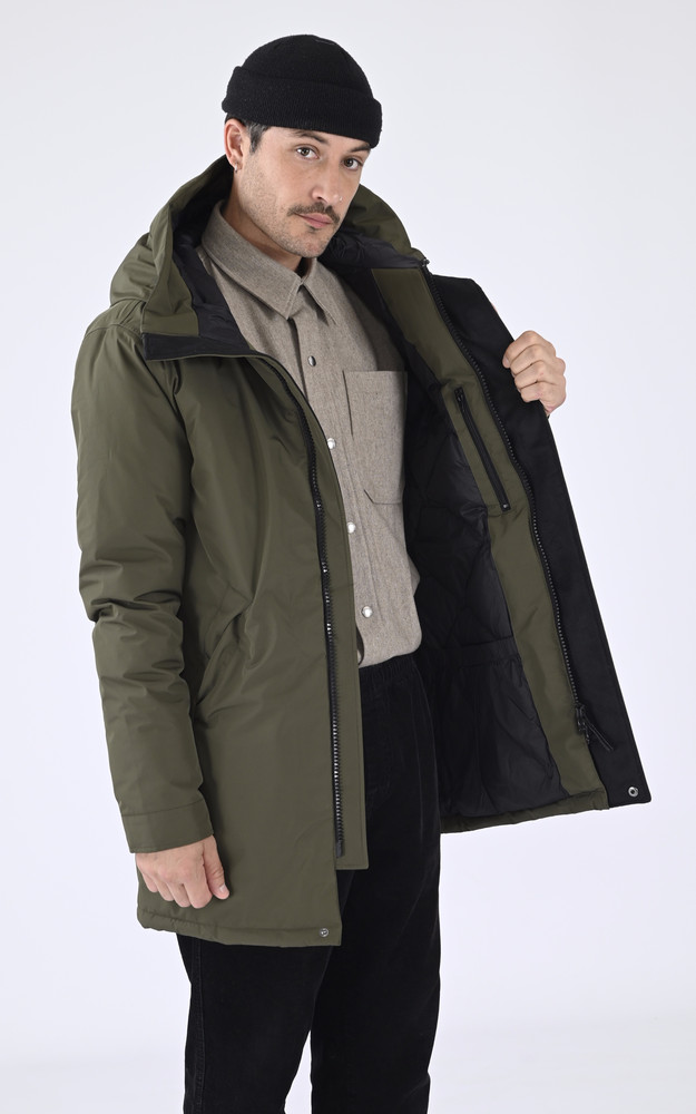 La Canadienne Parka à Capuche Pierre 3L Kaki