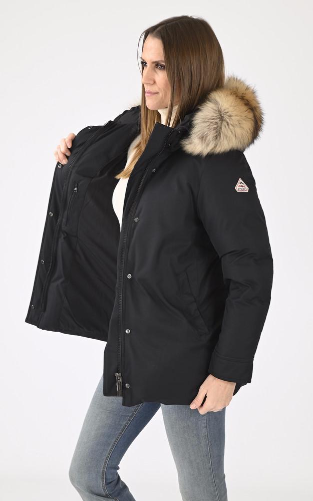 La Canadienne Parka Bordeaux Noire