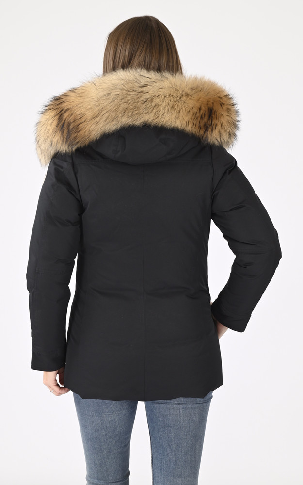 La Canadienne Parka Bordeaux Noire