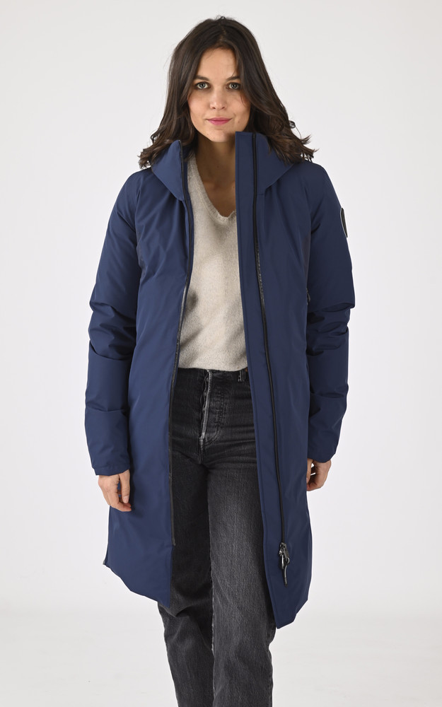 la canadienne Parka chaude Inara marine