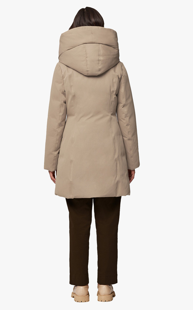 La Canadienne Parka Cintrée Camelia-C Beige Foncé