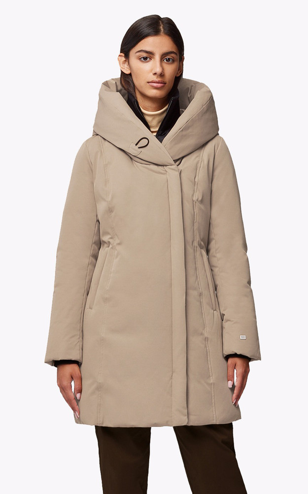 la canadienne Parka cintrée Camelia-C beige foncé