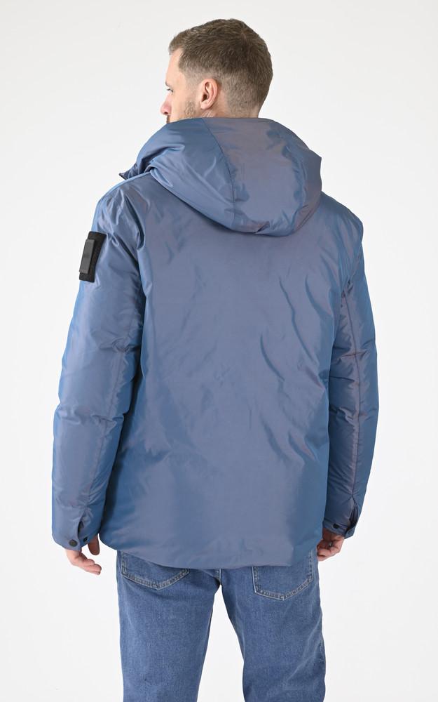 La Canadienne Parka Courte Milo Bleue