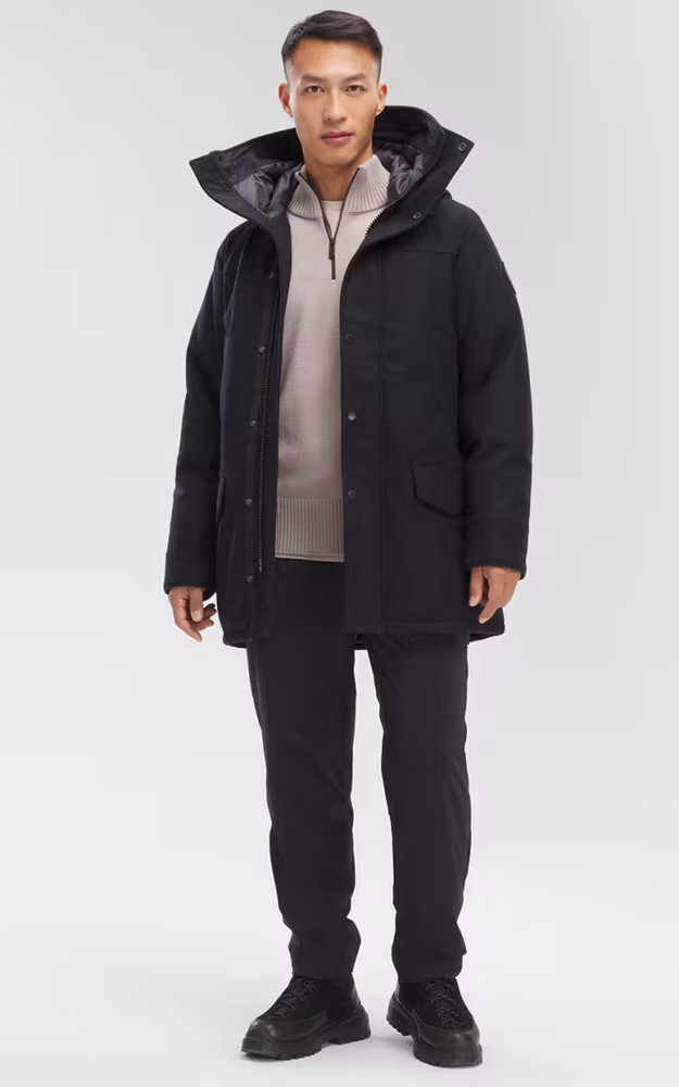 La Canadienne Parka Langford Wool Bleu