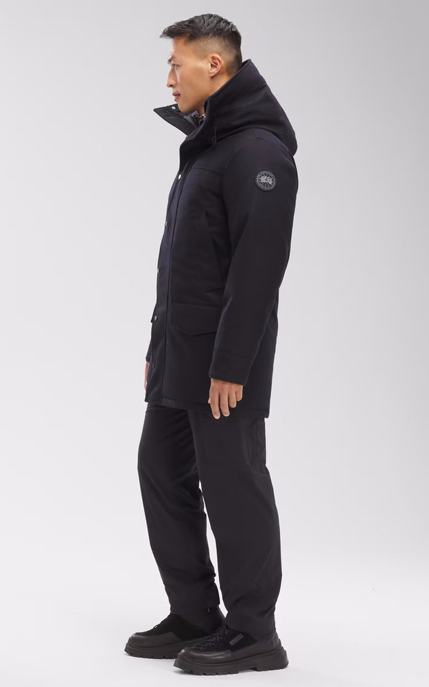 La Canadienne Parka Langford Wool Bleu