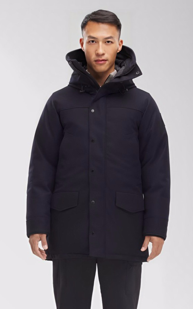 la canadienne Parka Langford Wool bleu