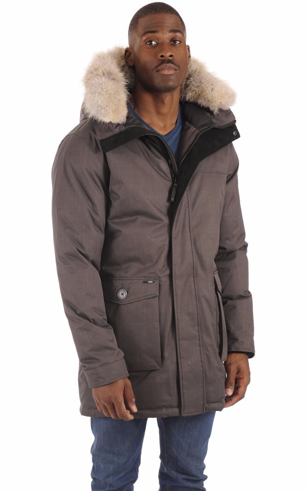 la canadienne Parka Yves steel grey