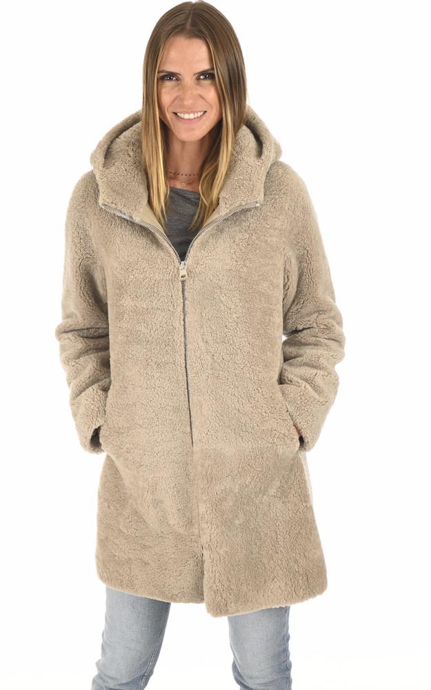 La Canadienne Peau Lainée Agneau Taupe