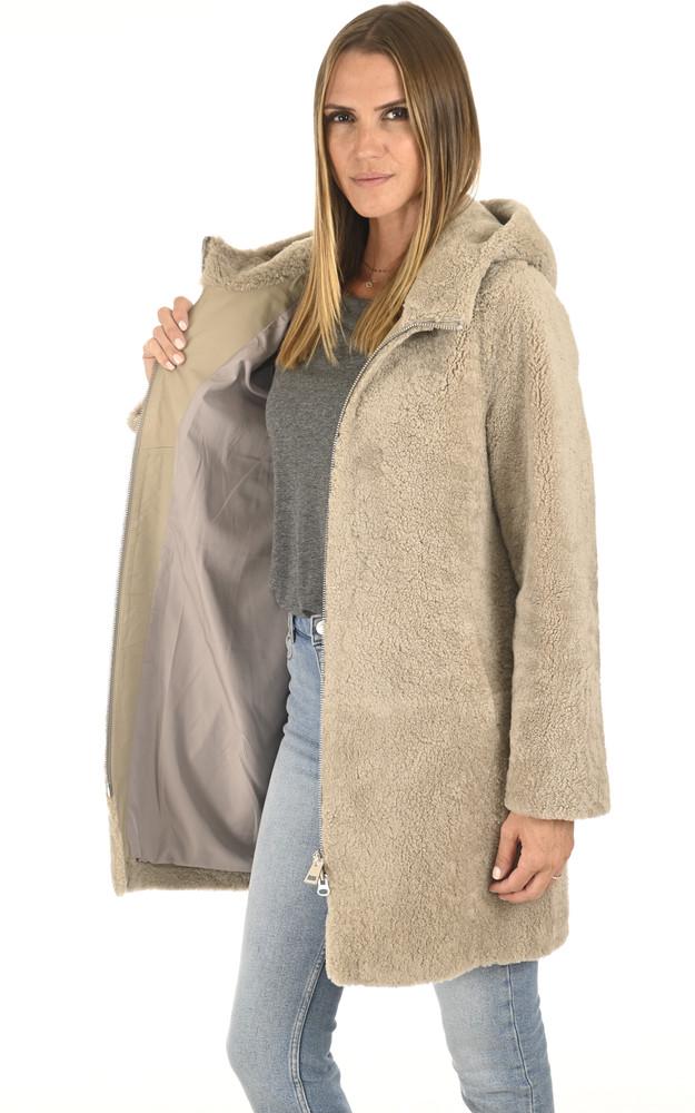 La Canadienne Peau Lainée Agneau Taupe