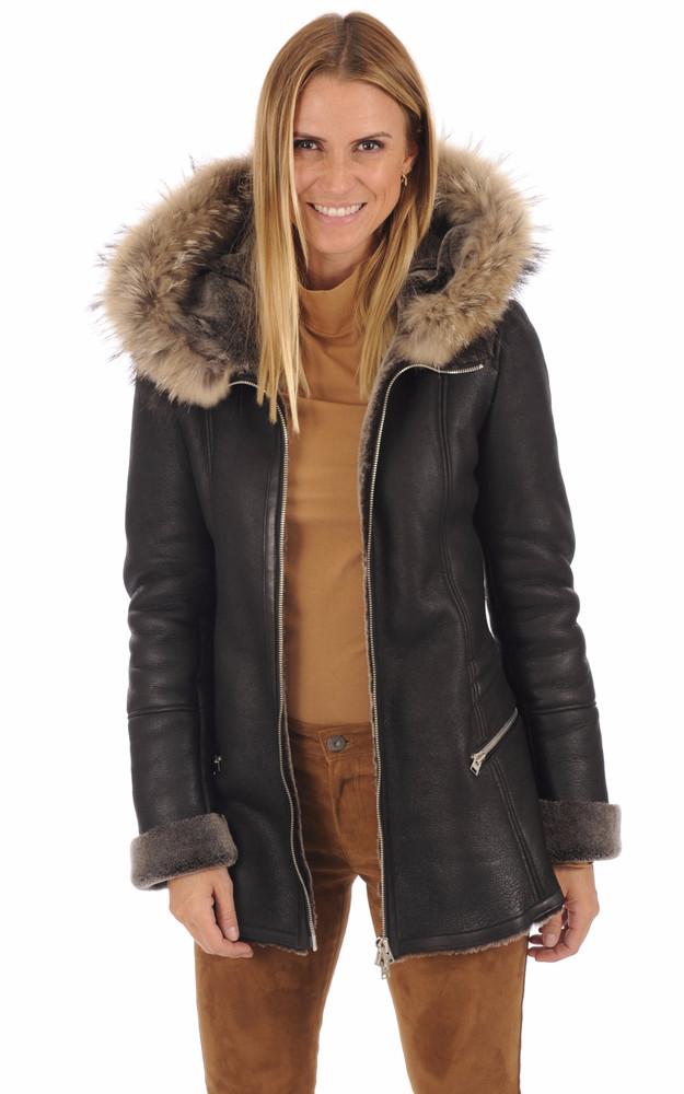 La Canadienne Peau Lainée Ajustée Femme