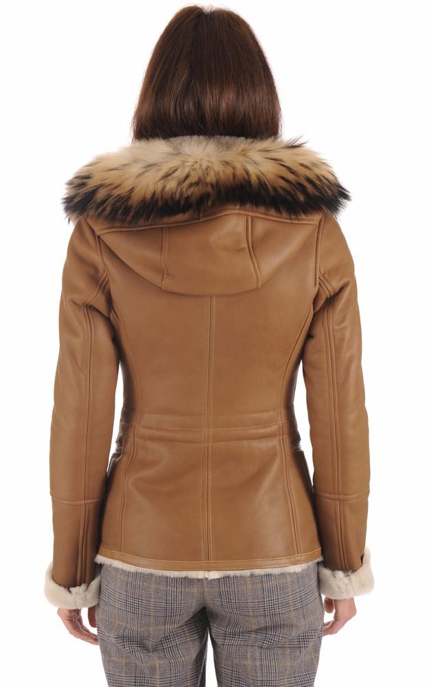 La Canadienne Peau Lainée Avec Fourrure