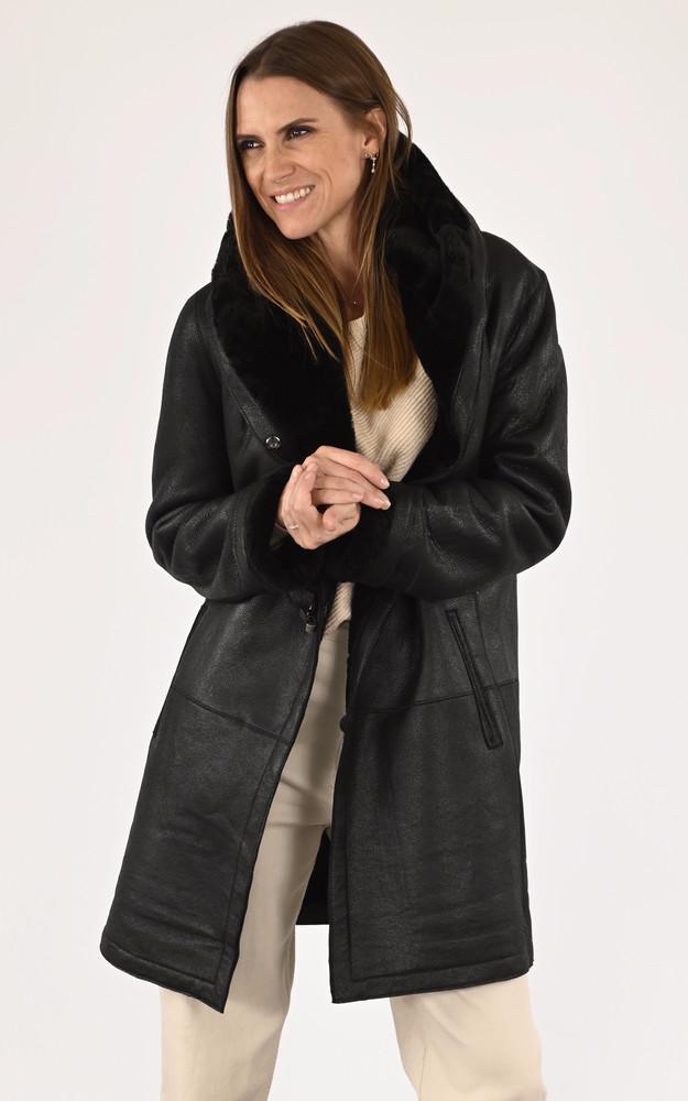 la canadienne Peau lainée confort noire