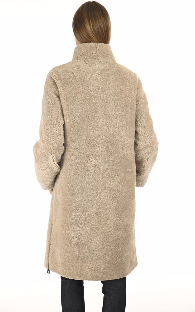 La Canadienne Peau Lainée Longue Grège