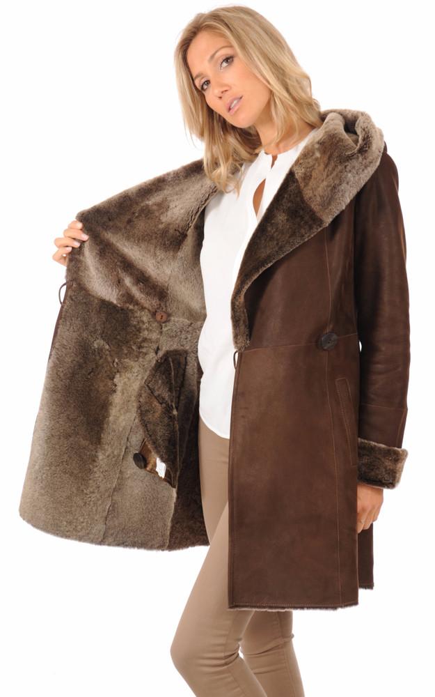 La Canadienne Peau Lainée Marron